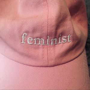 Pink Baseball “Feminist” Cap